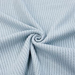 Knit fabrics BIG KNIT baby blue