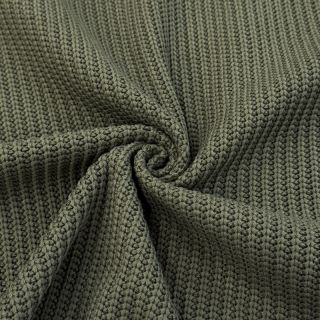 Knit fabrics BIG KNIT camo green