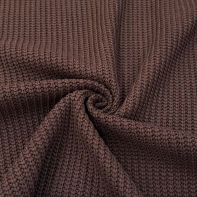 Knit fabrics BIG KNIT dark brown