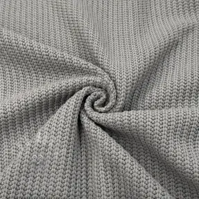 Knit fabrics BIG KNIT light grey