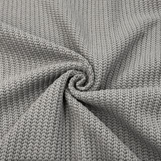 Knit fabrics BIG KNIT light grey