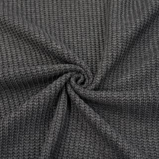 Knit fabrics BIG KNIT dark grey
