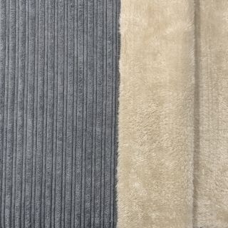 Corduroy Cofur fleece grey