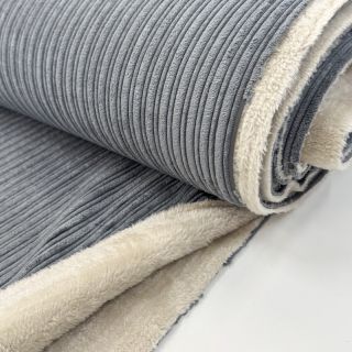 Corduroy Cofur fleece grey