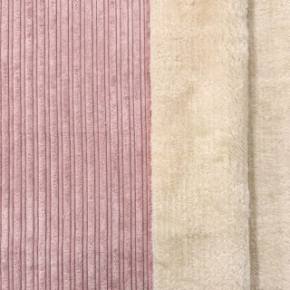 Corduroy Cofur fleece rose