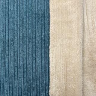 Corduroy Cofur fleece petrol