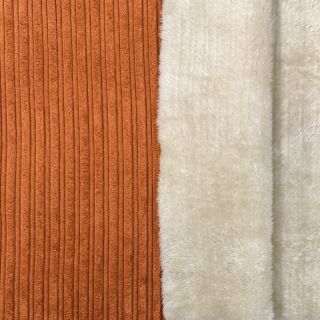 Corduroy Cofur fleece brick