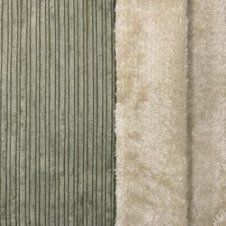 Corduroy Cofur fleece camo green