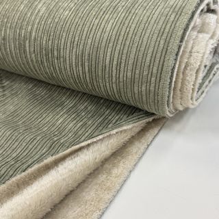 Corduroy Cofur fleece camo green