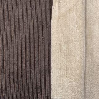 Corduroy Cofur fleece dark brown