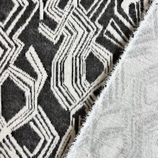 Knitted jacquard Comfy Broken checks black