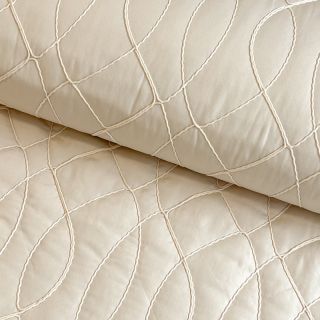 Stepped fabric Cord off white