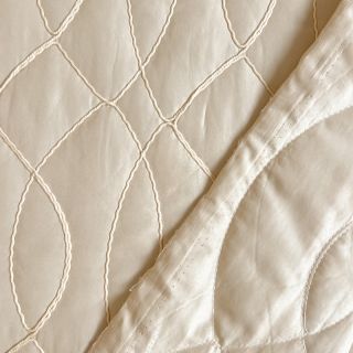 Stepped fabric Cord off white