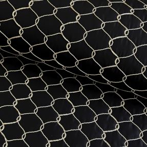 Stepped fabric Cord black