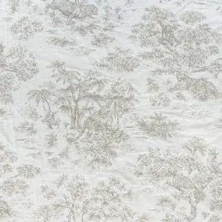 Decoration fabric MACASSAR alover lin