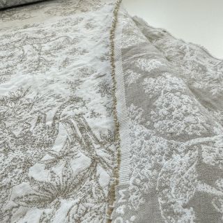 Decoration fabric MACASSAR alover lin