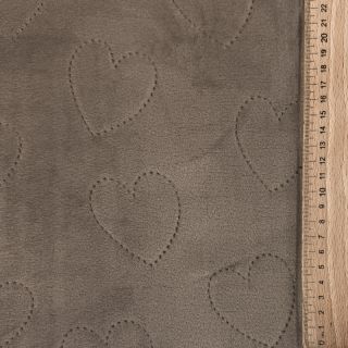 Nicky TEDDY Hearts taupe