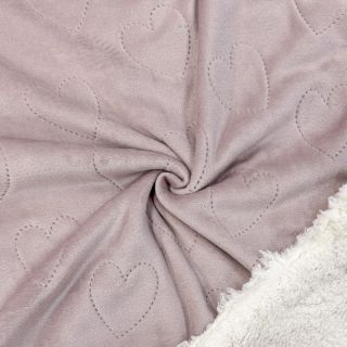 Nicky TEDDY Hearts old pink