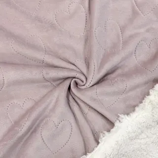 Nicky TEDDY Hearts old pink