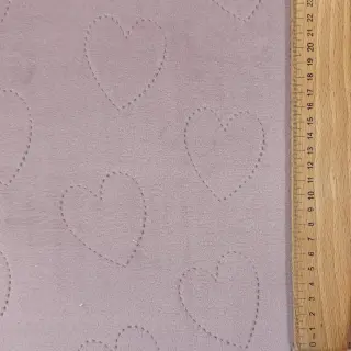 Nicky TEDDY Hearts old pink
