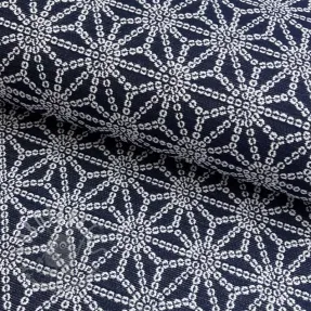 Decoration fabric jacquard Bong marine