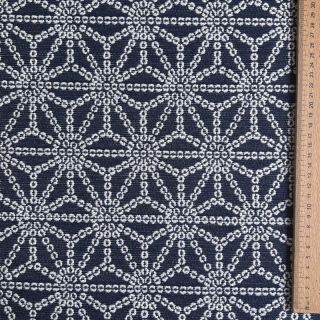 Decoration fabric jacquard Bong marine