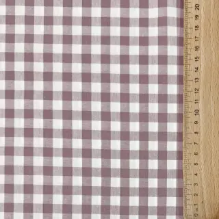 Cotton fabric Check mauve