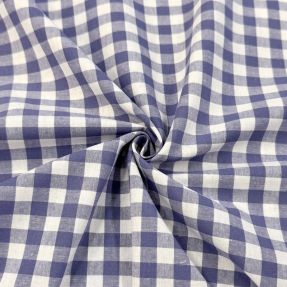 Cotton fabric Check lavender