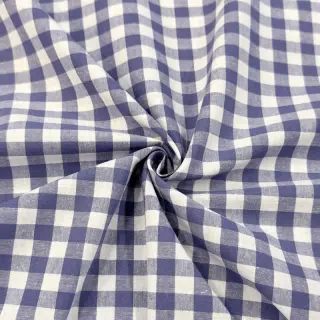Cotton fabric Check lavender