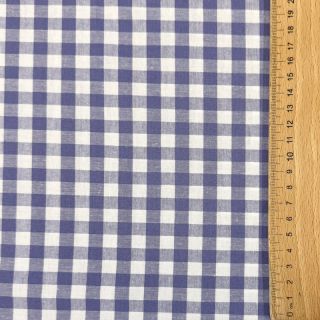 Cotton fabric Check lavender