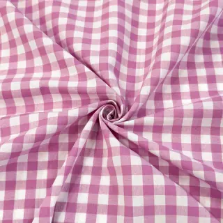 Cotton fabric Check pink