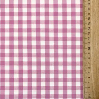Cotton fabric Check pink