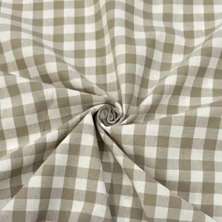 Cotton fabric Check sand