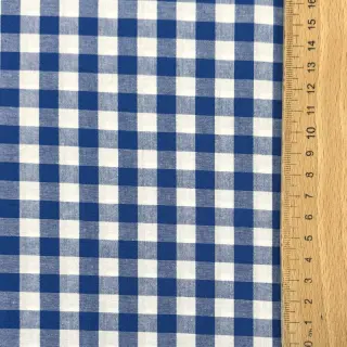 Cotton fabric Check sky