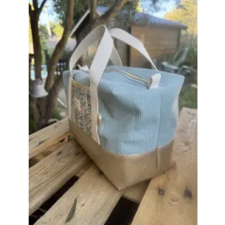 Faux leather KARIA gold