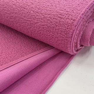 Fleece TEDDY DOUBLE SIDED pink