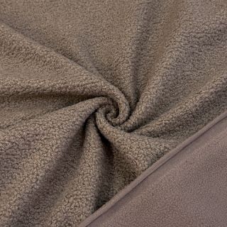 Fleece TEDDY DOUBLE SIDED taupe