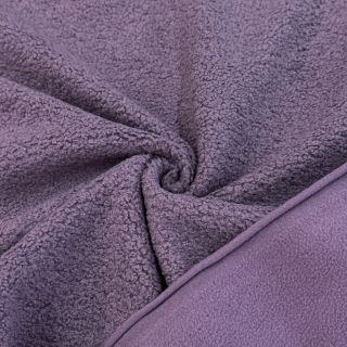 Fleece TEDDY DOUBLE SIDED mulberry