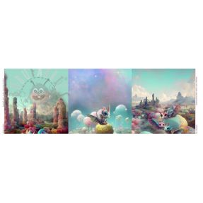 Jogging sweat Baby dragon PANEL digital print