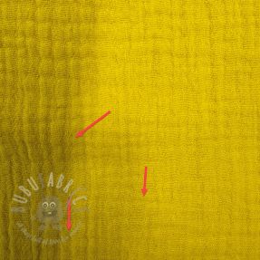 Double gauze/muslin lemon 2nd class