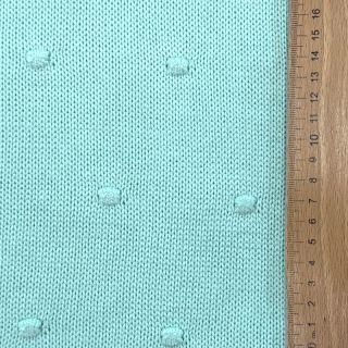 Knit fabrics BIG KNIT DOT mint