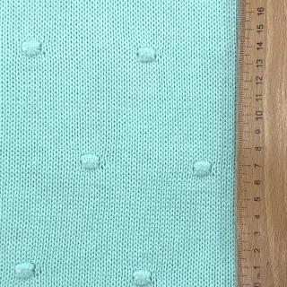 Knit fabrics BIG KNIT DOT mint