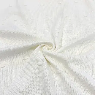 Knit fabrics BIG KNIT DOT off white