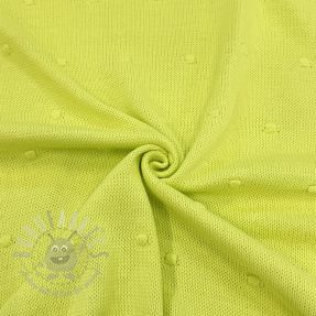 Knit fabrics BIG KNIT DOT bright green