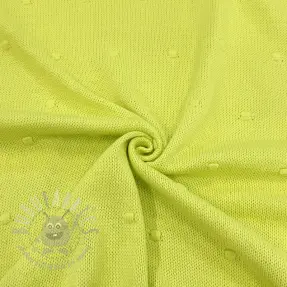 Knit fabrics BIG KNIT DOT bright green
