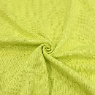 Knit fabrics BIG KNIT DOT bright green