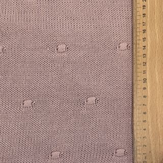 Knit fabrics BIG KNIT DOT old pink