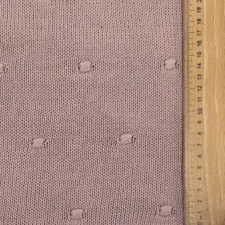 Knit fabrics BIG KNIT DOT old pink
