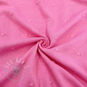 Knit fabrics BIG KNIT DOT pink