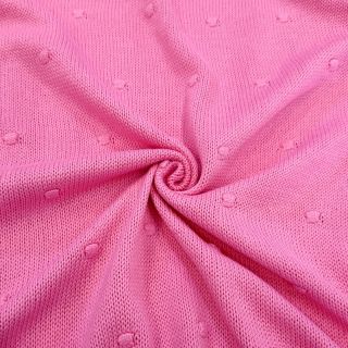 Knit fabrics BIG KNIT DOT pink